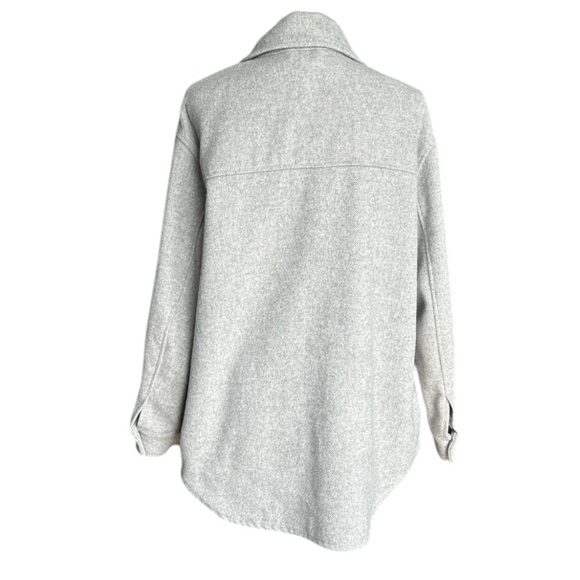 Gray Button-Up Jacket - Picture 4 of 5
